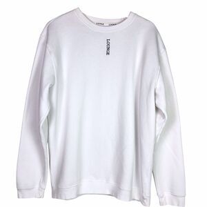 Lounge XL White Crewneck Logo Sweatshirt
